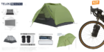 Cort de bikepacking Telos Evo, 2 persoane - imagine 3