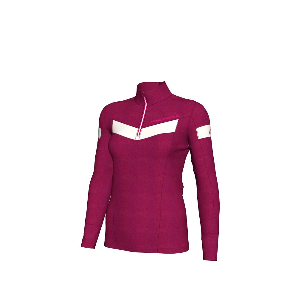 040-0234-S68F.jpg Bluza Fischer Gittan | Rosu Inchis - imagine 1