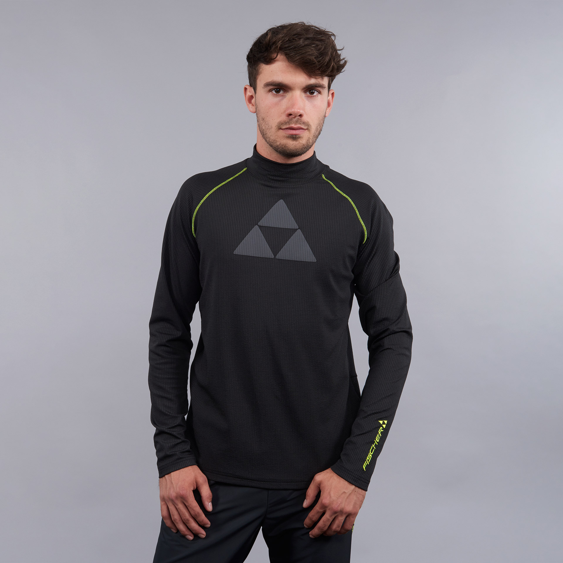 G50219_Ski-shirt_ARLBERG_black_01.jpg Bluza Fischer Arlberg - imagine 1