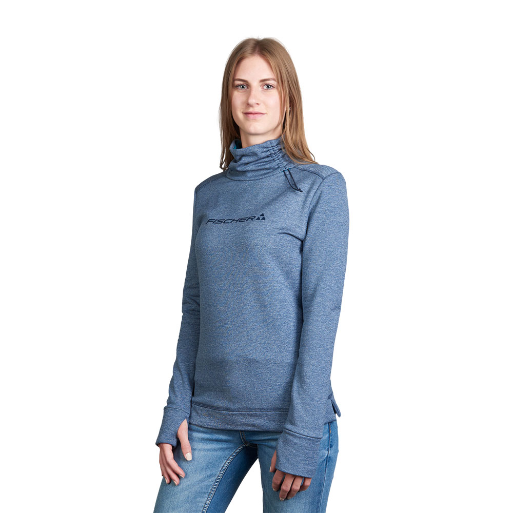 G61921.jpg Hanorac Fischer – BIG LOGO Jeans Blue Femei - imagine 1