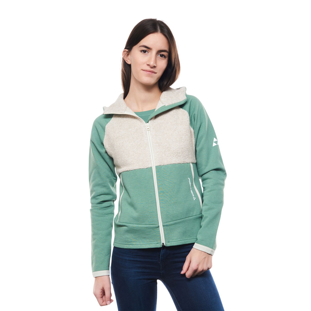 G62922.jpg Hanorac Fischer – GREEN LEAF Mossgreen Femei - imagine 1